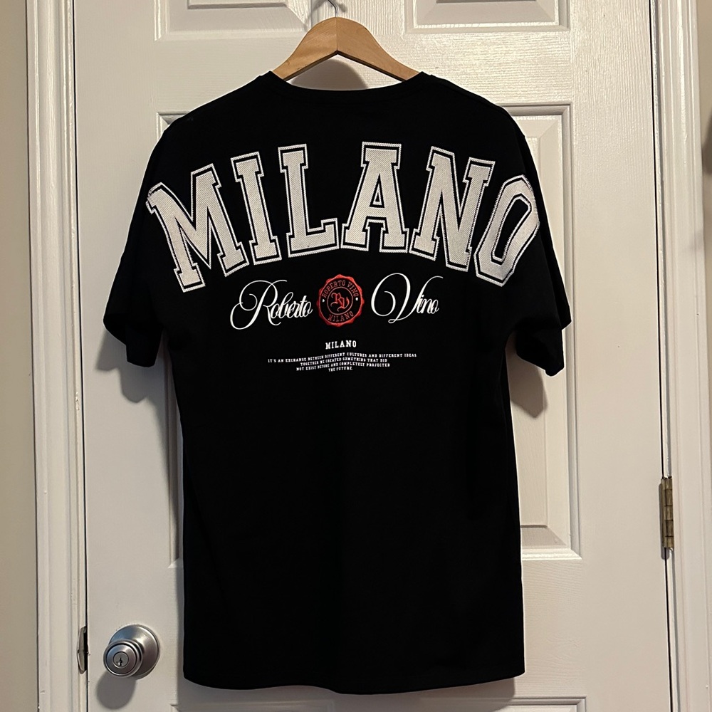 Milano Black Graphic Tee